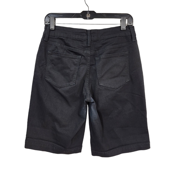 NYDJ Women's Black Cotton-Stretch Bermuda Short - 2 - Picture 5 of 7